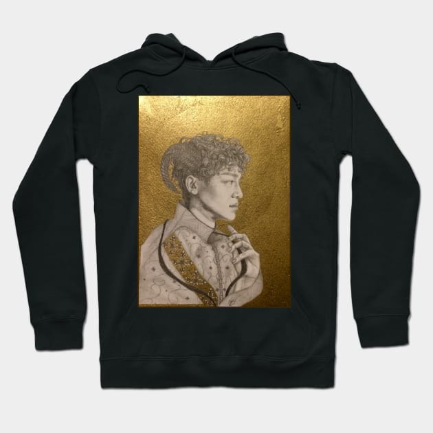 Jongdae Golden Demon artwork (2019) Hoodie by dangerbeforeyou